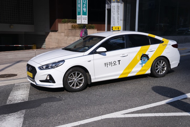 Kakao Taxi in South Korea